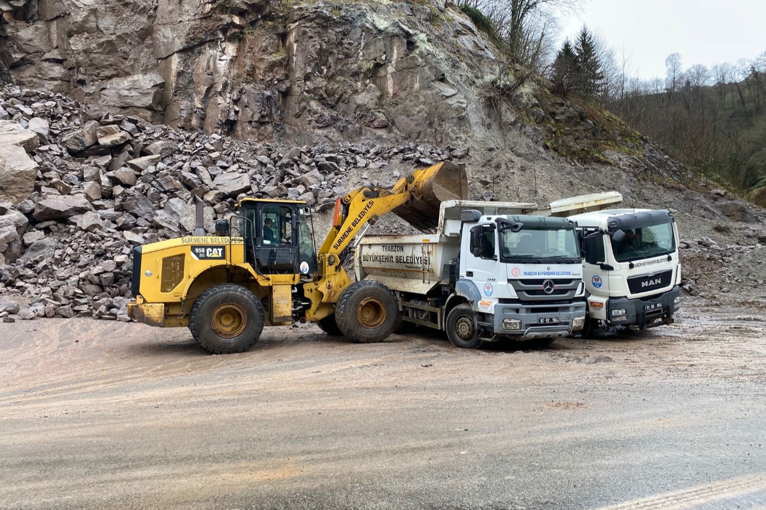 Trabzon'da 18 ilçede yol altyapısı güçleniyor